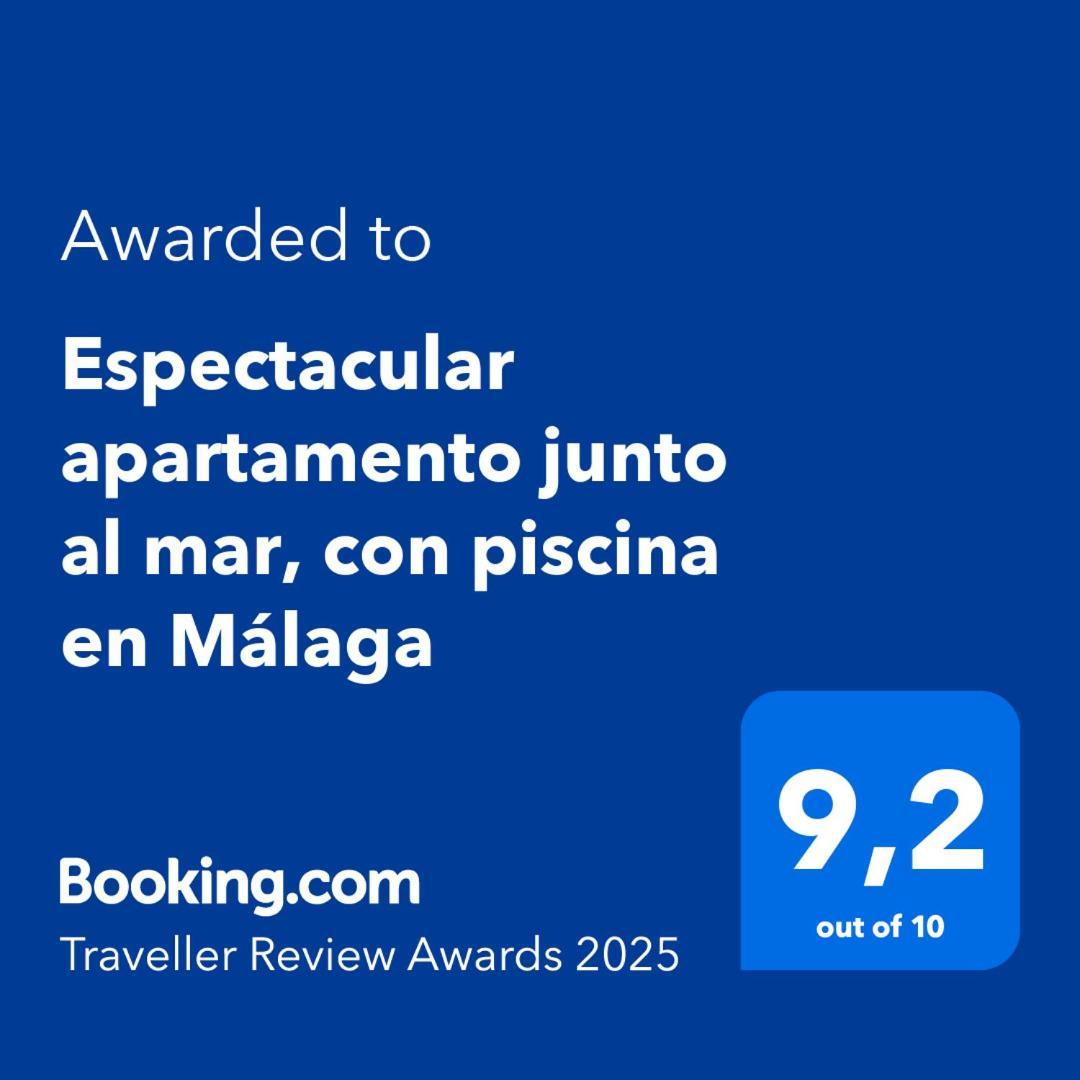 Espectacular Apartamento Junto Al Mar, Con Piscina En Málaga Esterno foto